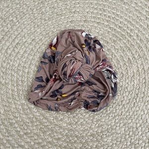 Floral turban - will fit toddler/young child